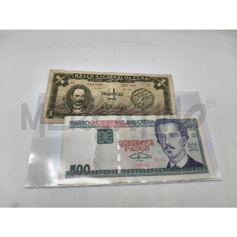 COPPIA BANCONOTE CUBA COMMEMORATIVE | Mercatino dell'Usato Roma talenti 1