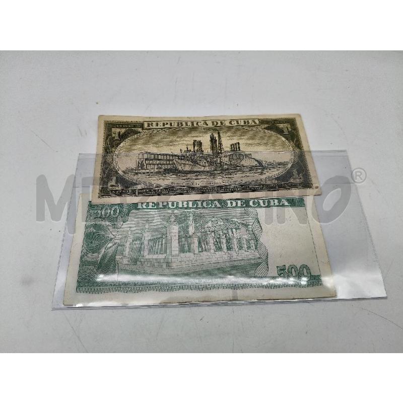 COPPIA BANCONOTE CUBA COMMEMORATIVE | Mercatino dell'Usato Roma talenti 2
