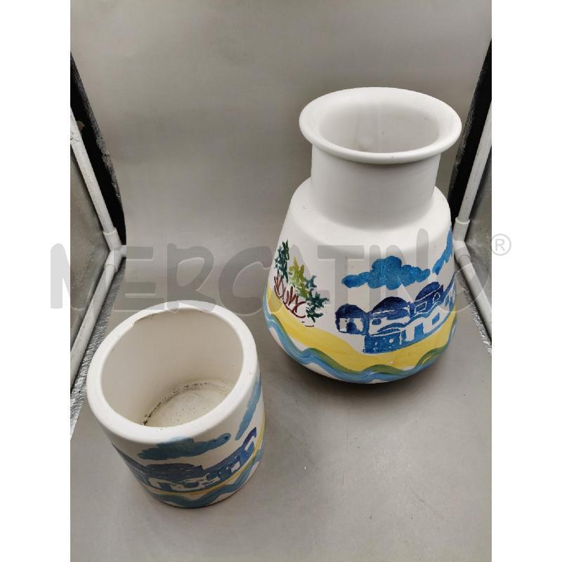 COPPIA CERAMICHE CER GIOVANNINI PER BIZZIRRI DA RIV  | Mercatino dell'Usato Roma talenti 2