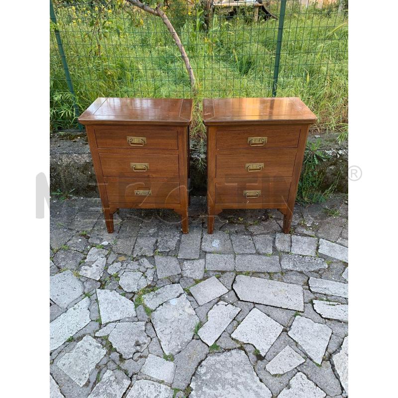 COPPIA COMODINI 3C LEGNO | Mercatino dell'Usato Roma talenti 1