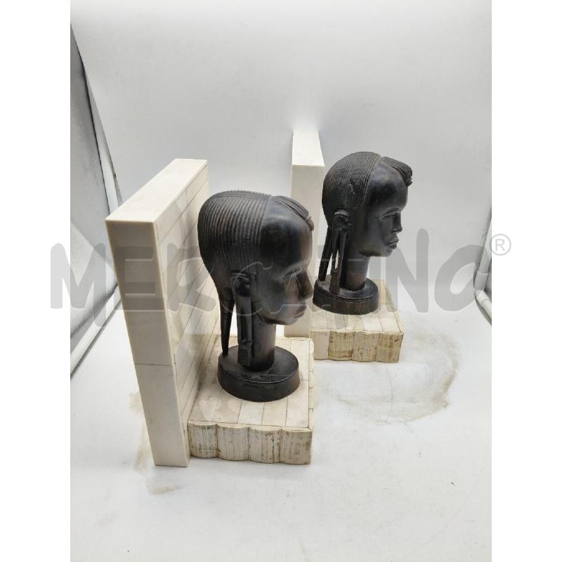 COPPIA FERMALIBRI AFRO ART DECO' | Mercatino dell'Usato Roma talenti 2