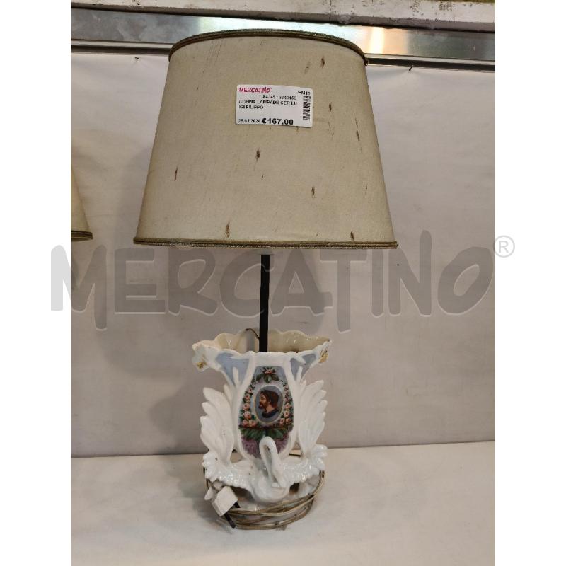 COPPIA LAMPADE CER LUIGI FILIPPO  | Mercatino dell'Usato Roma talenti 4