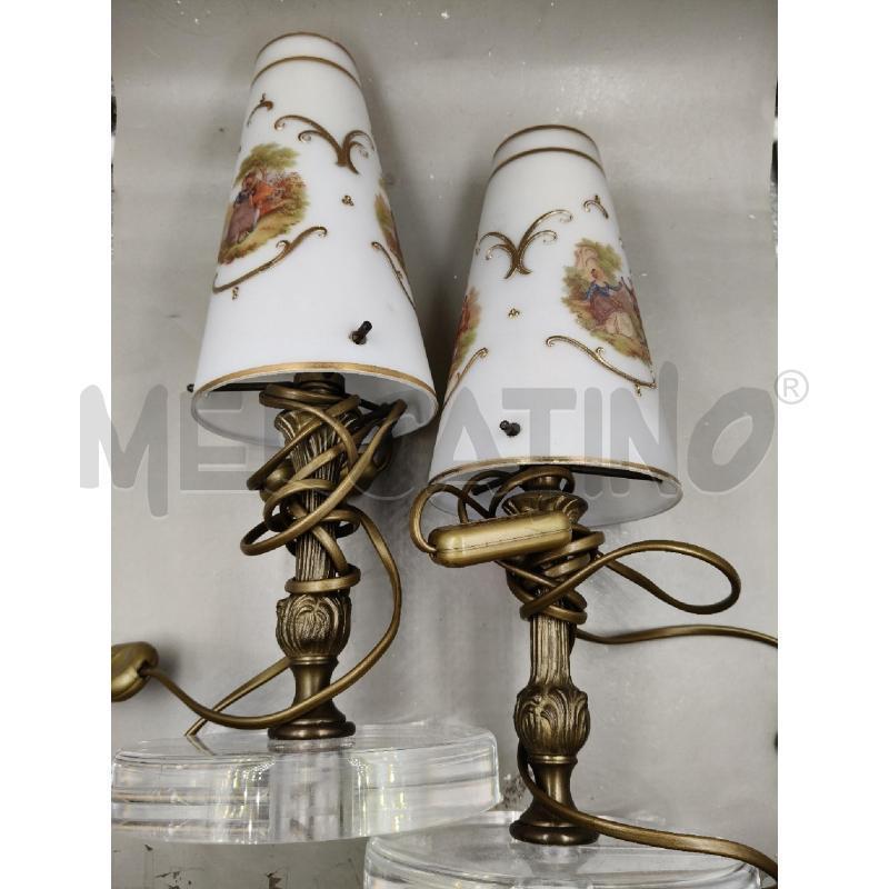 COPPIA LAMPADE PARALUME OPALE | Mercatino dell'Usato Roma talenti 2