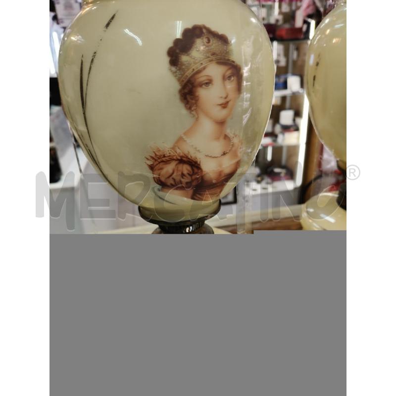 COPPIA LAMPADE PETROLIO OPALINE  | Mercatino dell'Usato Roma talenti 2