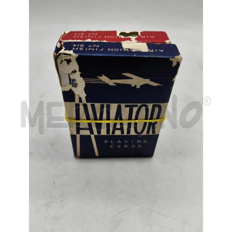 COPPIA MAZZI DI CARTE DA GIOCO AVIATOR | Mercatino dell'Usato Roma talenti 1