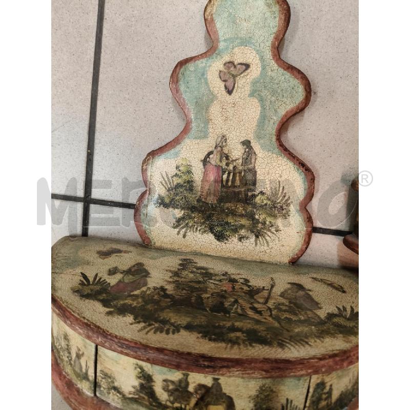 COPPIA MENSOLINE DECOUPAGE  | Mercatino dell'Usato Roma talenti 2