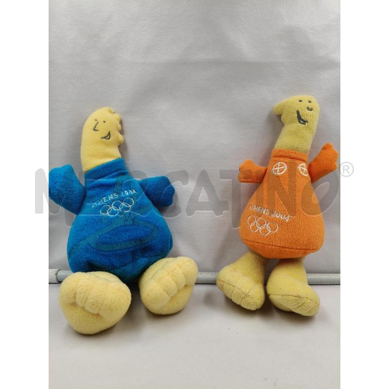 COPPIA PELUCHE MASCOTTE ATHENS 2004 | Mercatino dell'Usato Roma talenti 1