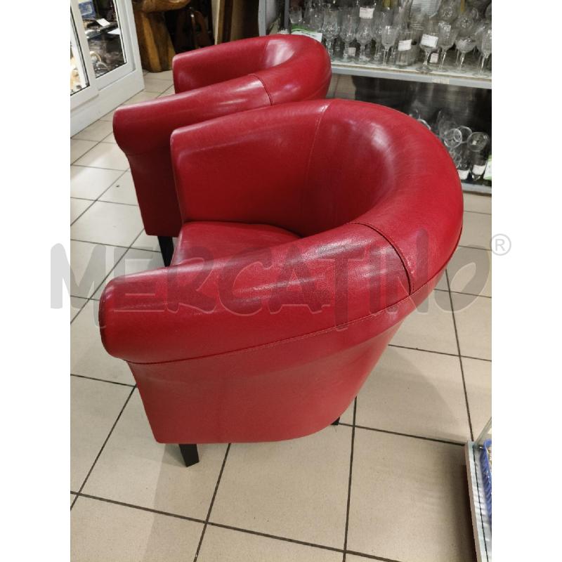 COPPIA POLTRONCINE  POZZETTO ROSSO | Mercatino dell'Usato Roma talenti 3