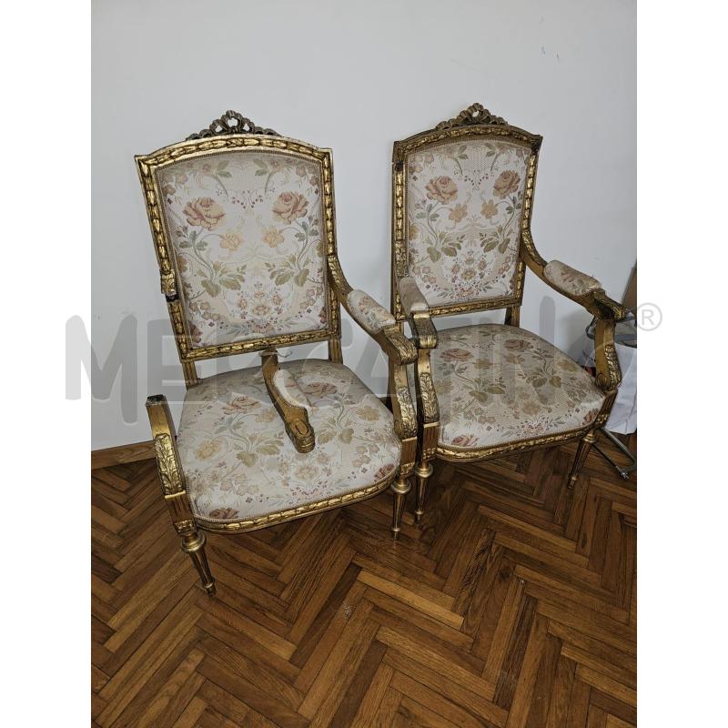 COPPIA POLTRONE LEGNO S/VENEZIANE DA RIV  | Mercatino dell'Usato Roma talenti 1