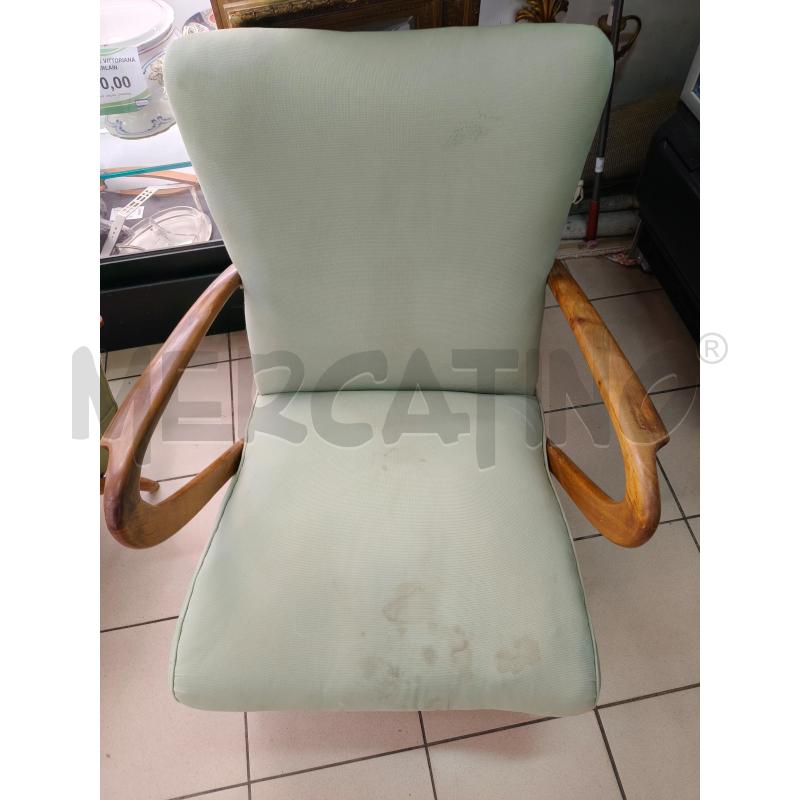 COPPIA POLTRONE VINTAGE LEGNO TESS DA RIV | Mercatino dell'Usato Roma talenti 3