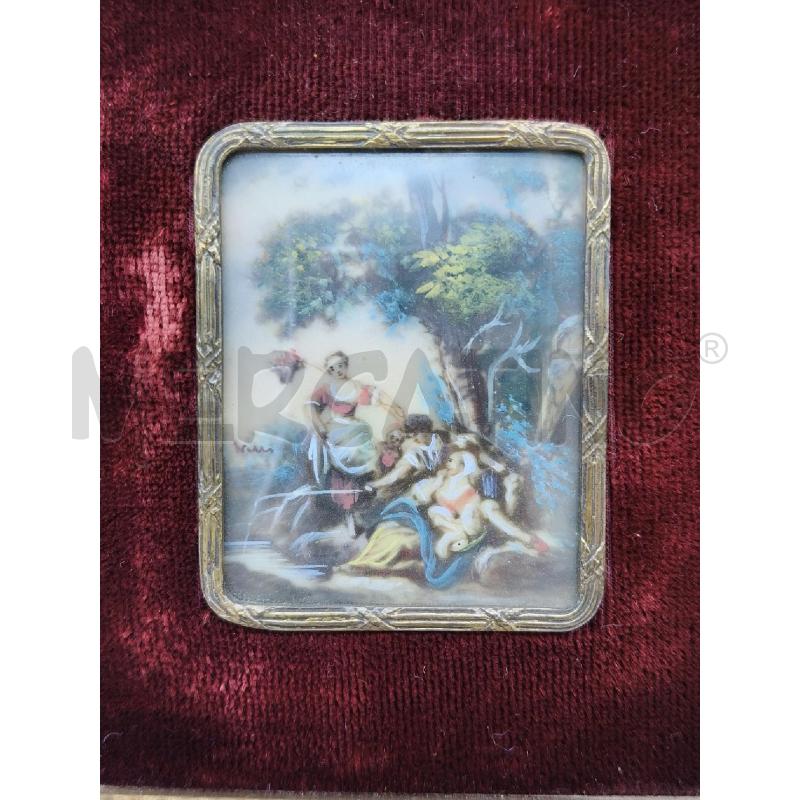 COPPIA QUADRETTI MINIATURE FIORENTINE  | Mercatino dell'Usato Roma talenti 2