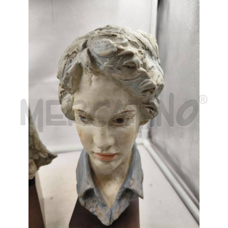 COPPIA SCULTURE PROFILI CER | Mercatino dell'Usato Roma talenti 3