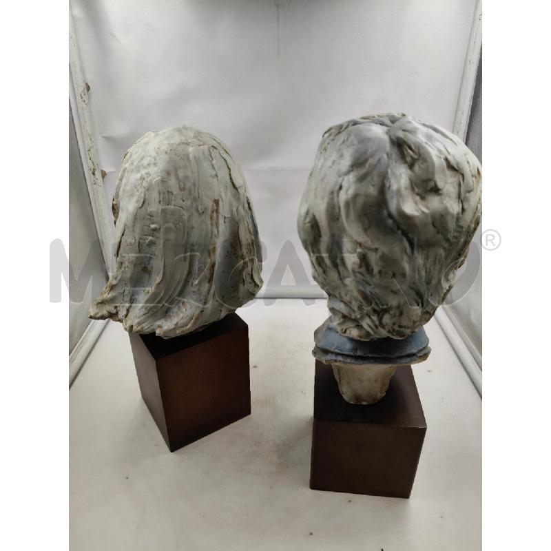 COPPIA SCULTURE PROFILI CER | Mercatino dell'Usato Roma talenti 4