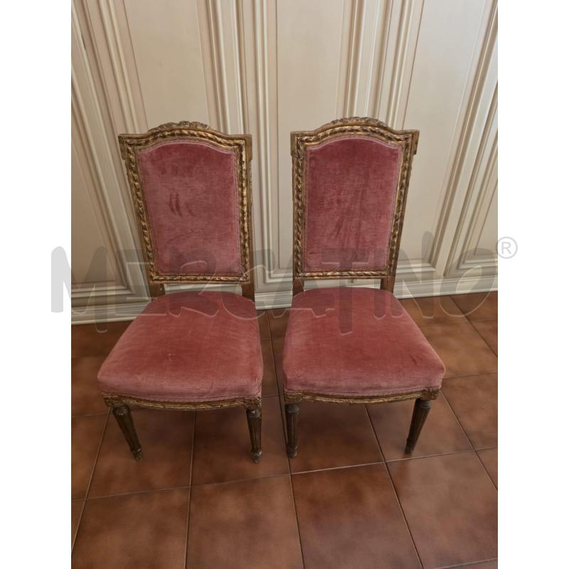 COPPIA SEDIE BASSE DOR ROSA | Mercatino dell'Usato Roma talenti 1
