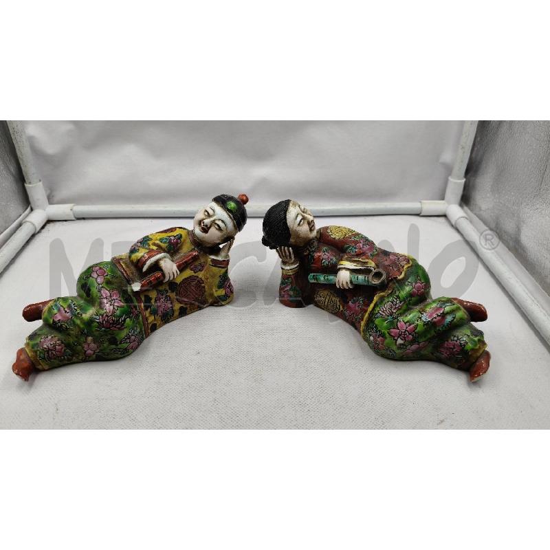 COPPIA STATUINE CER CHINA DA RIV  | Mercatino dell'Usato Roma talenti 1