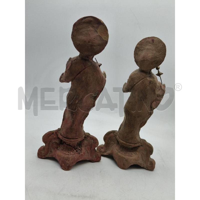 COPPIA STAUINE COSMA DAMIANO TERRACOTTA DA RIV  | Mercatino dell'Usato Roma talenti 4