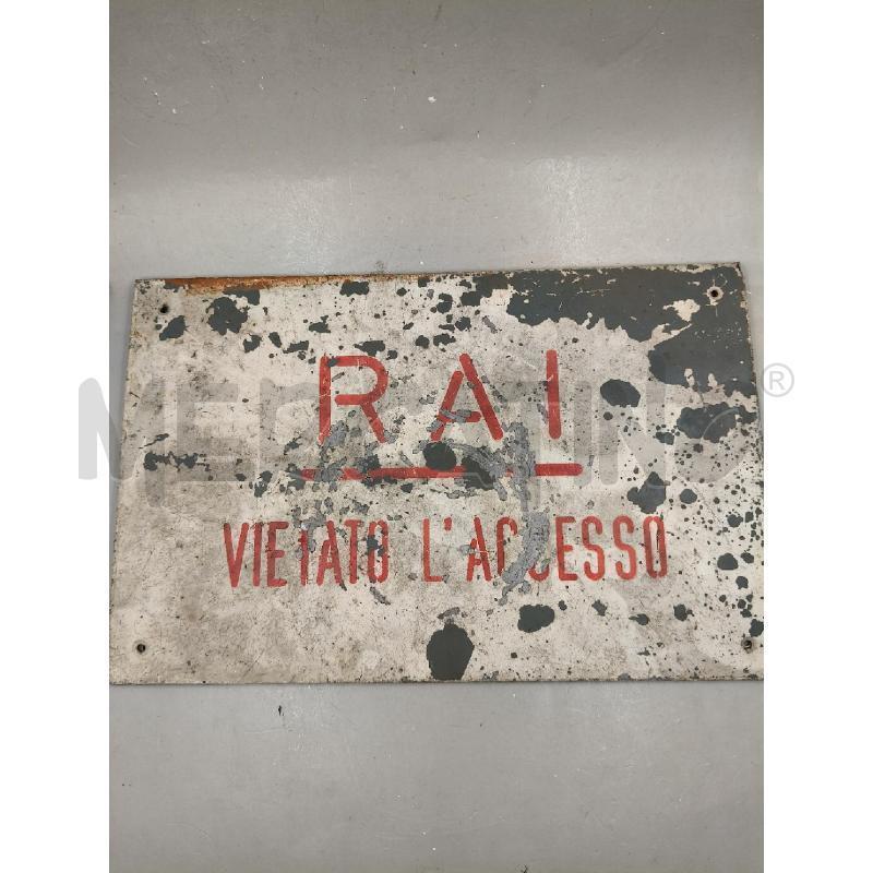 COPPIA TARGHE CROMO EP RAI  | Mercatino dell'Usato Roma talenti 4