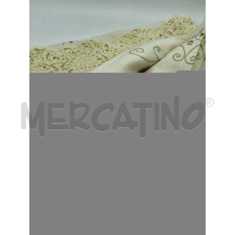 COPRITAVOLO LINO RICAM 240X170 | Mercatino dell'Usato Roma talenti 3