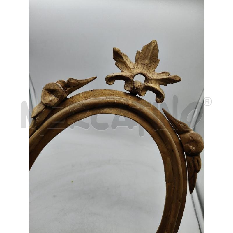CORNICETTA OVALE LEGNO  | Mercatino dell'Usato Roma talenti 2