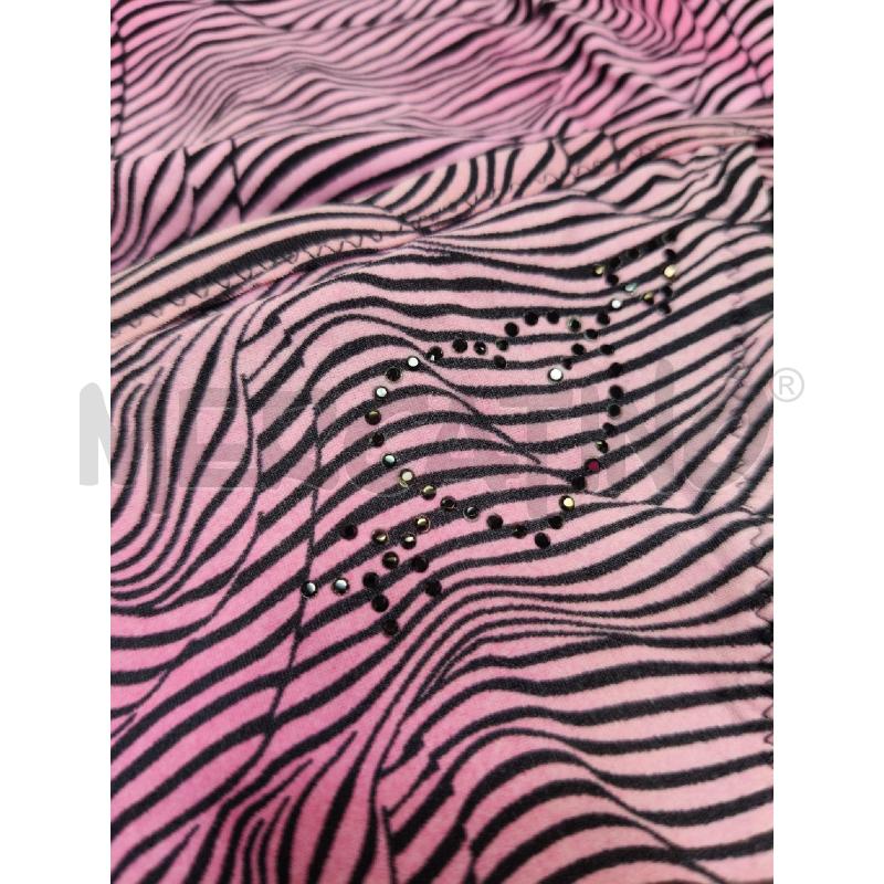 COSTUME 2 PZ + CANOTTA BLUMARINE ROSA ZEBR NERO SWAROVSKI | Mercatino dell'Usato Roma talenti 2