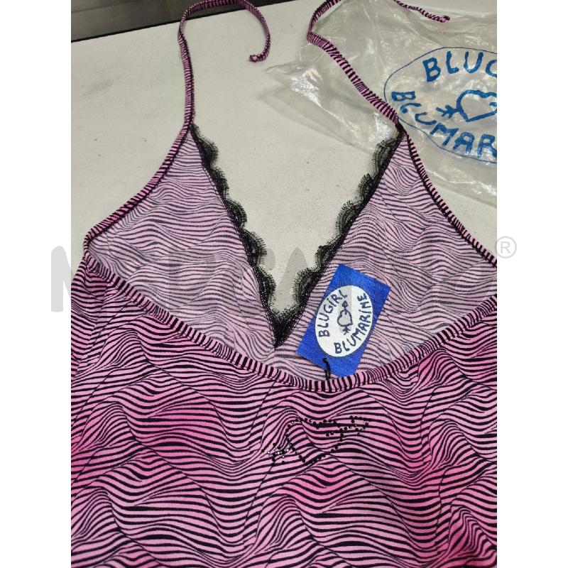 COSTUME 2 PZ + CANOTTA BLUMARINE ROSA ZEBR NERO SWAROVSKI | Mercatino dell'Usato Roma talenti 4