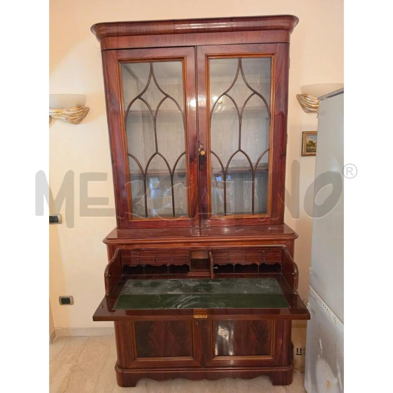 CREDENZA MOGANO 2SP 2SP VETRO 1C  | Mercatino dell'Usato Roma talenti 2