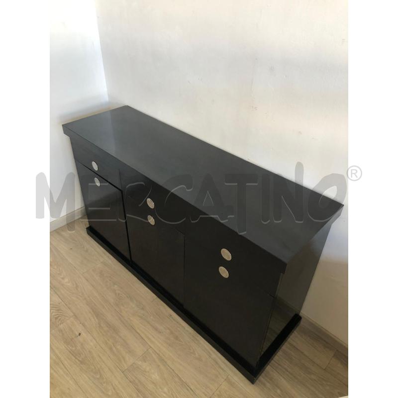 CREDENZA '70 WILLY RIZZO STYLE IN LAMINATO NERO | Mercatino dell'Usato Roma talenti 2
