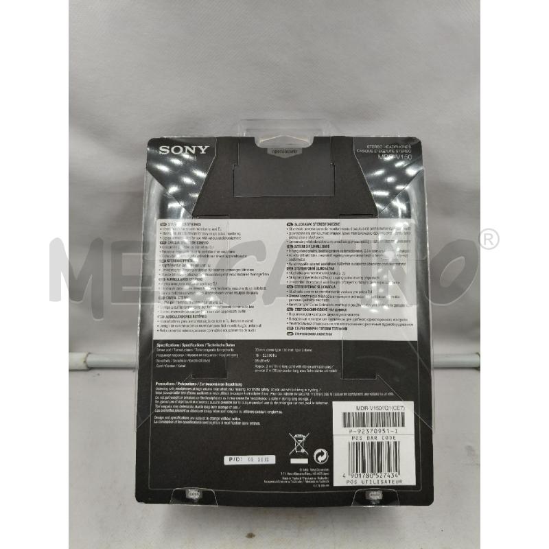 CUFFIE SONY V150 NUOVE | Mercatino dell'Usato Roma talenti 3