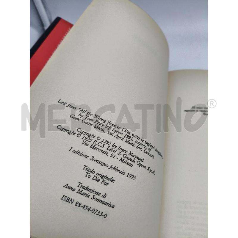 DA MORIRE JOYCE MAYNARD | Mercatino dell'Usato Roma talenti 3