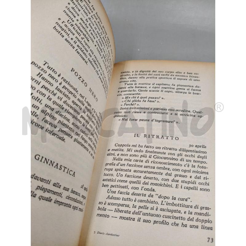 DIARIO CLANDESTINO GUARESCHI RIZZOLI | Mercatino dell'Usato Roma talenti 3