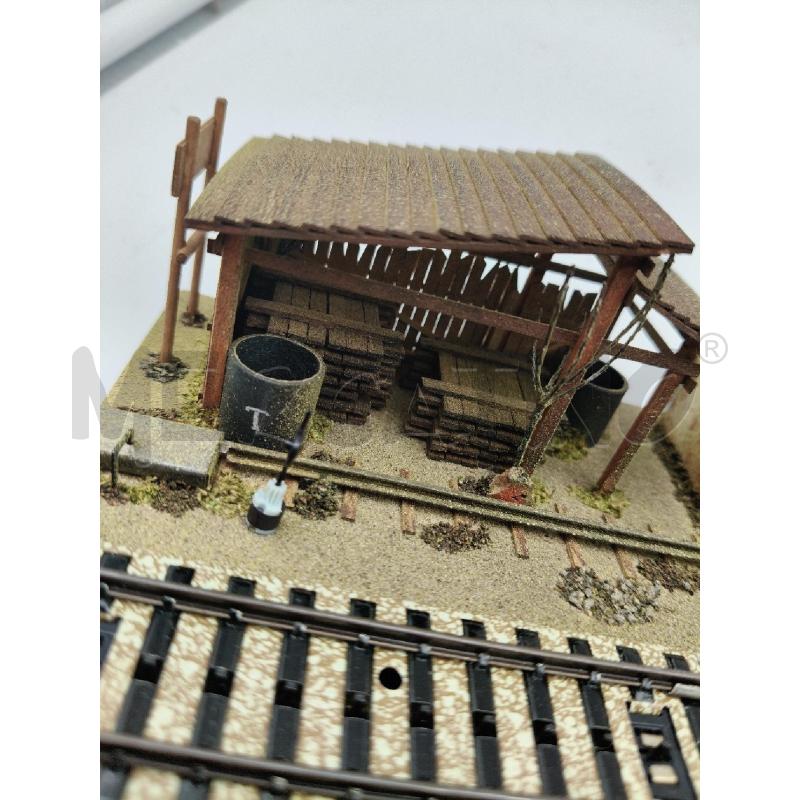 DIORAMA OFFICINA PORTAL KRAN PER FERROMODELLISMO | Mercatino dell'Usato Roma talenti 4