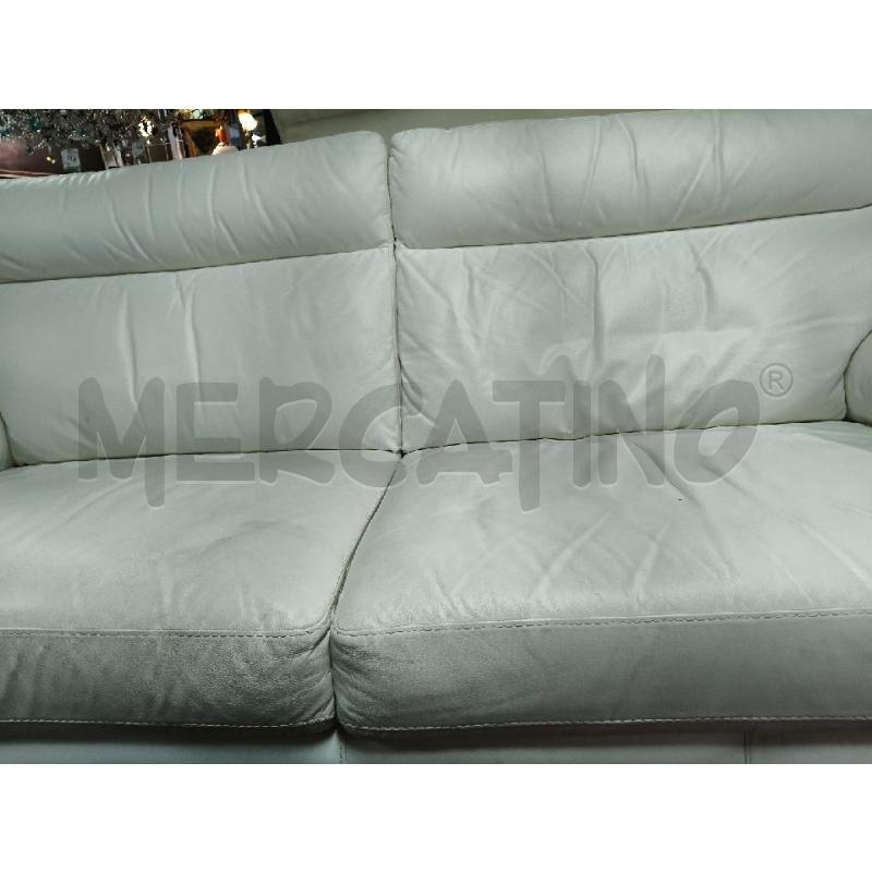 DIVANO PELLE BIA 2P POLTRONESOFA | Mercatino dell'Usato Roma talenti 3