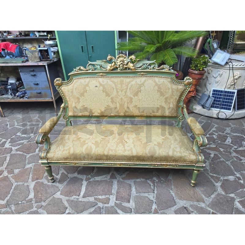 DIVANO + 2POLTRONE + 4SEDIE VENEZIANE | Mercatino dell'Usato Roma talenti 3