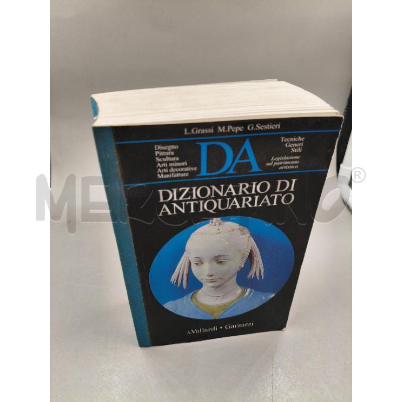 DIZIONARIO DI ANTIQUARIATO GARZANTI | Mercatino dell'Usato Roma talenti 1
