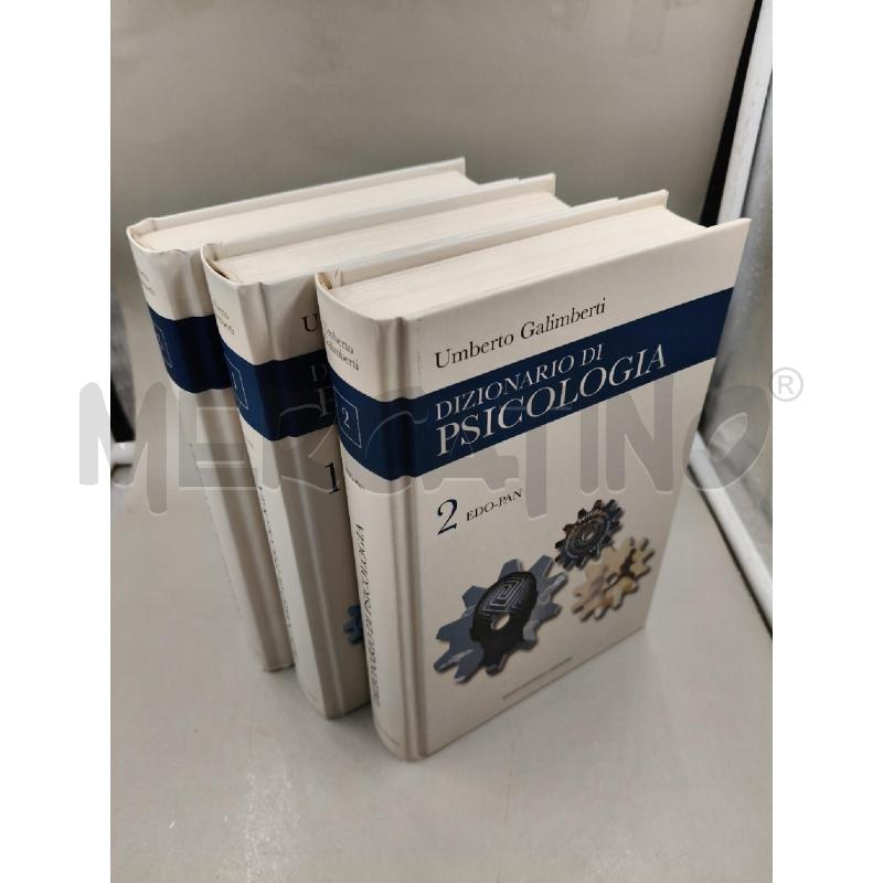 DIZIONARIO DI PSICOLOGIA 3VV | Mercatino dell'Usato Roma talenti 2