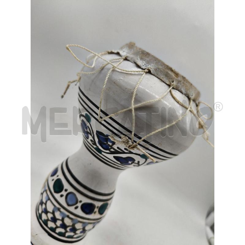 DJEMBE ETNICO BIANCO | Mercatino dell'Usato Roma talenti 2