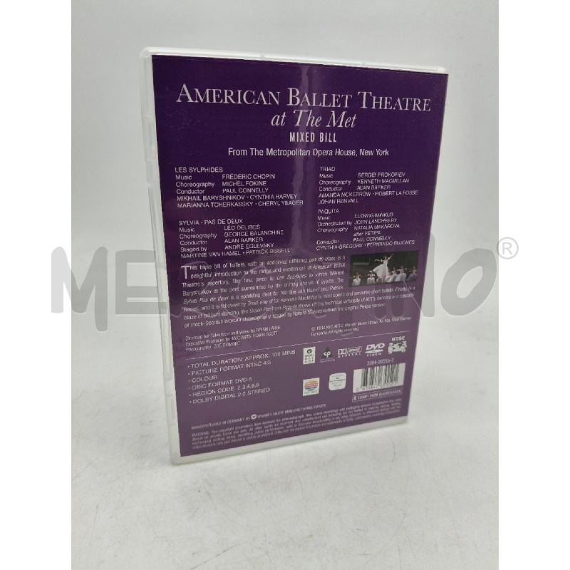DVD AMERICAN BALLET THEATER AT THE MET | Mercatino dell'Usato Roma talenti 3