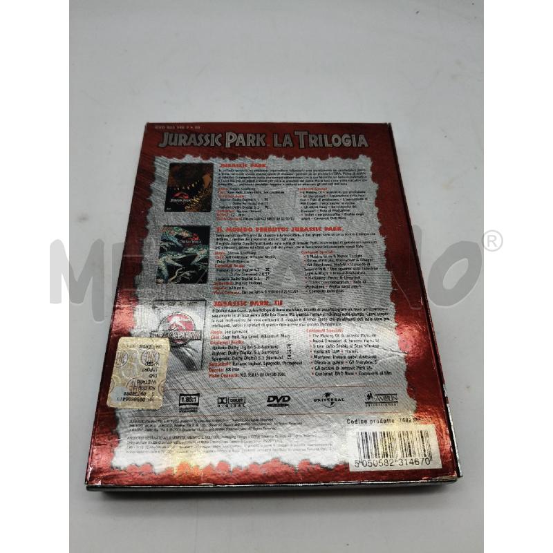 DVD JURASSIC PARK LA TRILOGIA | Mercatino dell'Usato Roma talenti 2