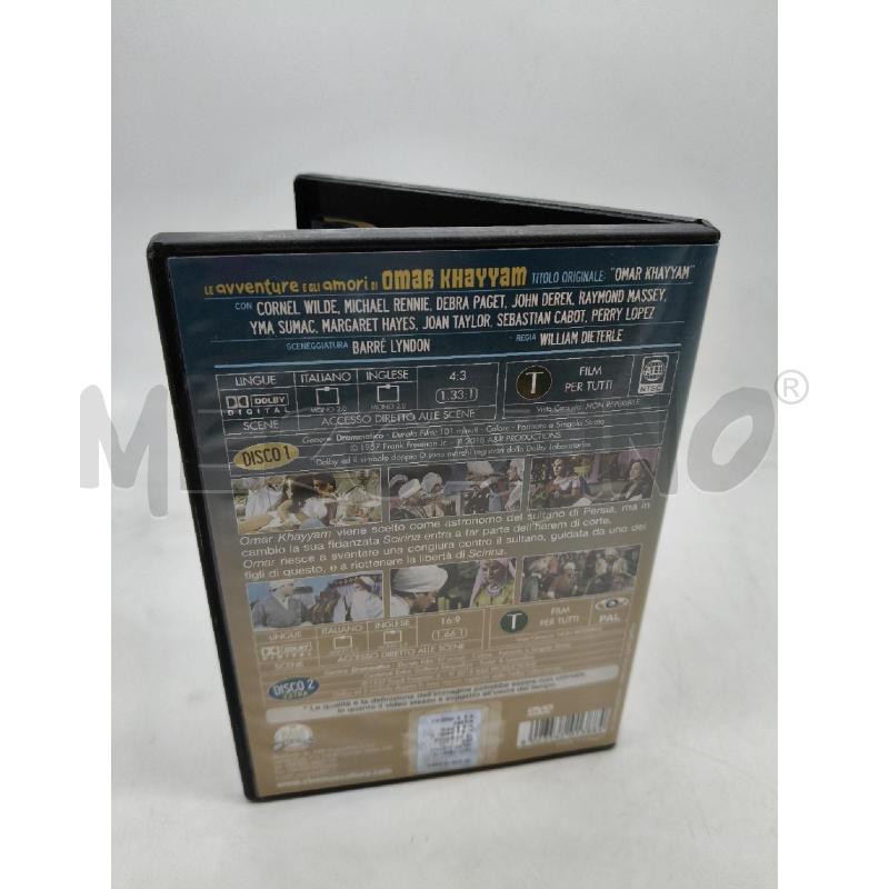 DVD LE AVVENTURE E GLI AMORI DI OMAR KHAYYAM | Mercatino dell'Usato Roma talenti 3