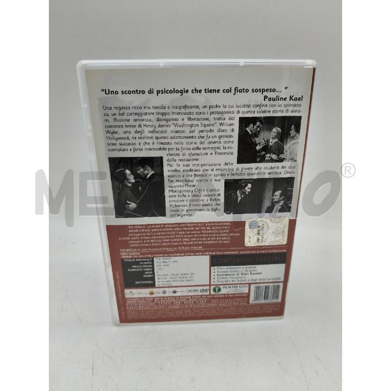 DVD L'EREDITIERA | Mercatino dell'Usato Roma talenti 3