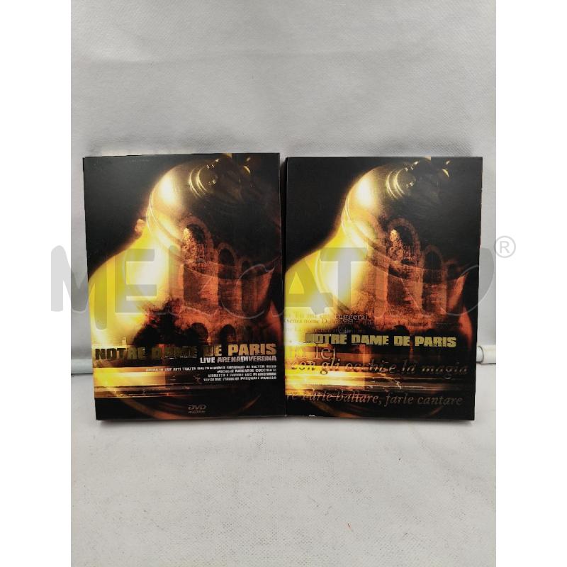 DVD NOTRE DAME DE PARIS LIVE ARENA DI VERONA | Mercatino dell'Usato Roma talenti 1