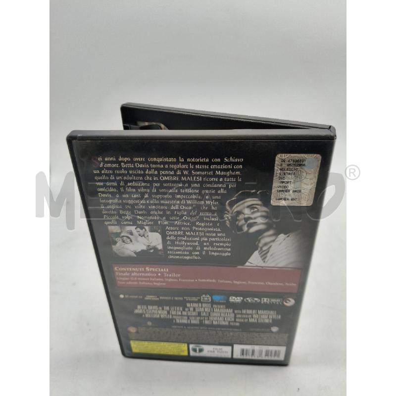 DVD OMBRE MALESI BETTE DAVIS | Mercatino dell'Usato Roma talenti 3