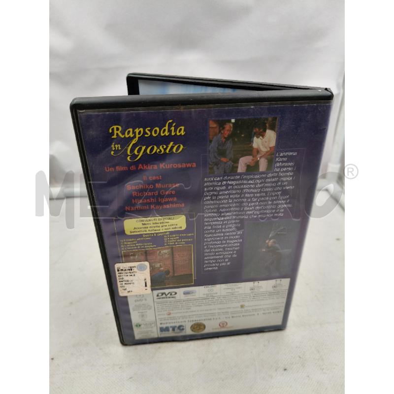 DVD RAPSODIA IN AGOSTO | Mercatino dell'Usato Roma talenti 3