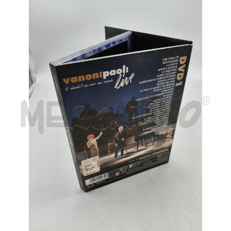 DV D VANONI PAOLI LIVE | Mercatino dell'Usato Roma talenti 3