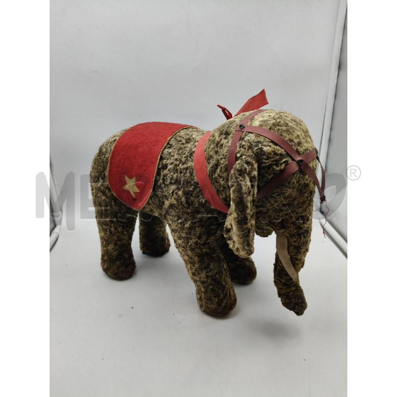 ELEFANTE STEIFF CON DRAPPO ROSSO DA RIV | Mercatino dell'Usato Roma talenti 2