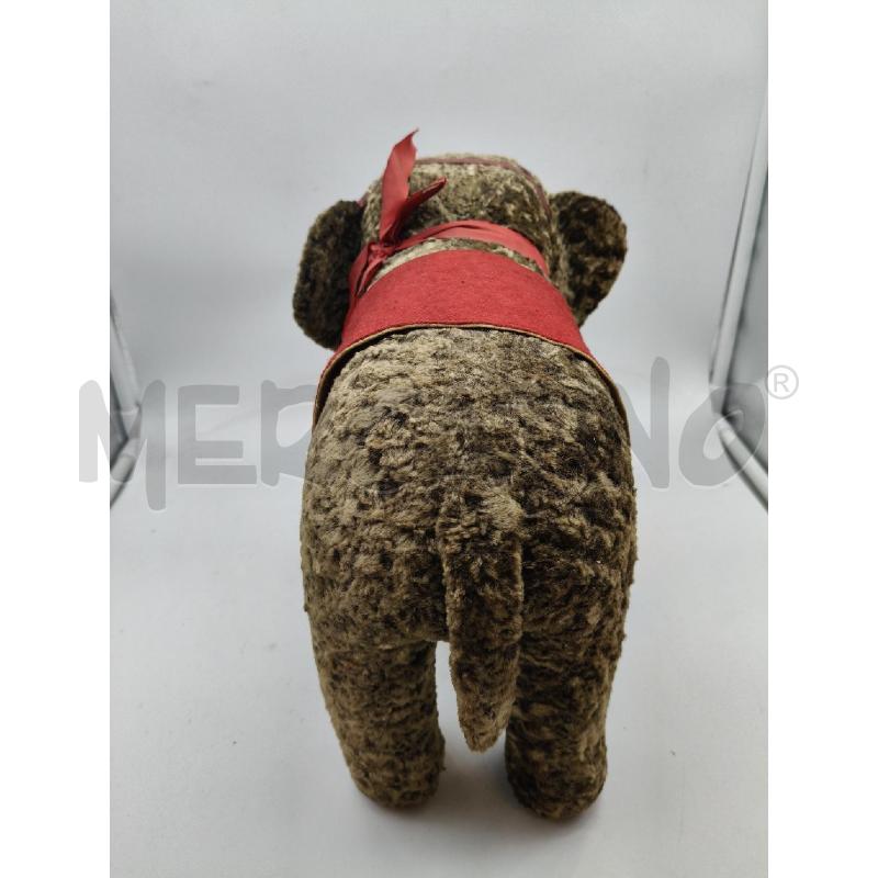 ELEFANTE STEIFF CON DRAPPO ROSSO DA RIV | Mercatino dell'Usato Roma talenti 3