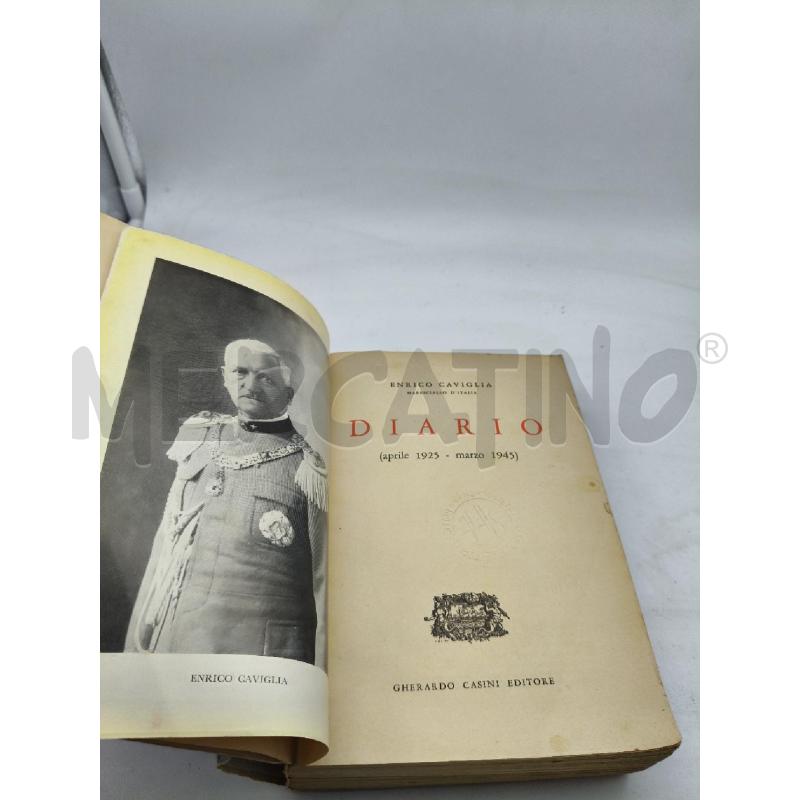 ENRICO CAVIGLIA DIARIO 1925 1945  | Mercatino dell'Usato Roma talenti 3