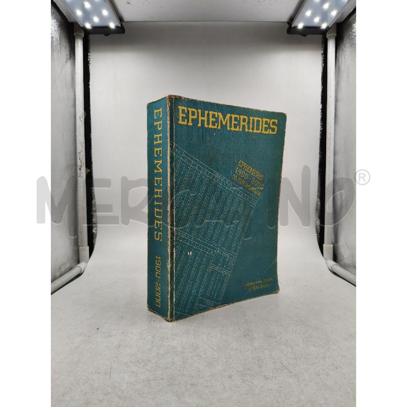 EPHEMERIDES1900 2000 OH TDT MIDNIGHT | Mercatino dell'Usato Roma talenti 2