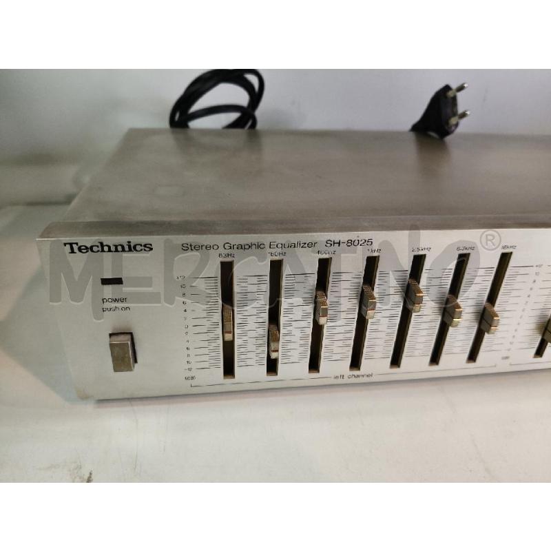 EQUALIZZATORE STEREO TECHNICS SH-8025 | Mercatino dell'Usato Roma talenti 3