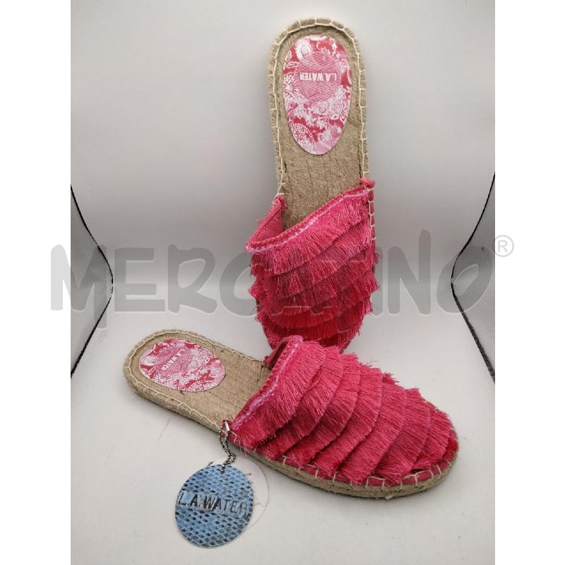 ESPADRILLAS D LA WATER FRANGETTE FUCSIA  | Mercatino dell'Usato Roma talenti 1